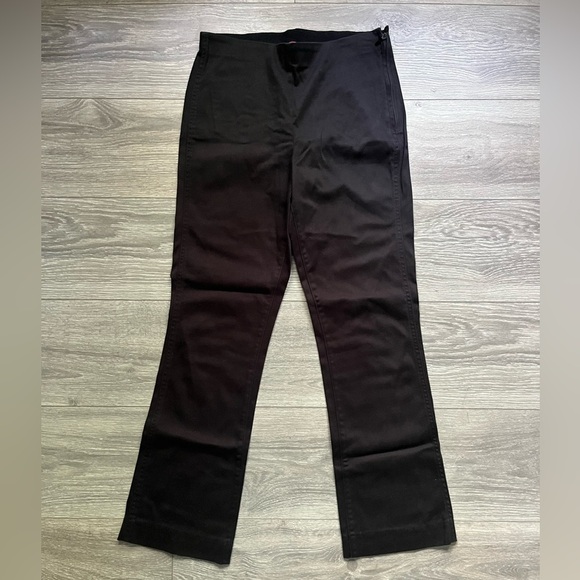 Lilly Pulitzer Black Pocket Side Zip Straight Career Professional Pants Size 6 - Picture 1 of 9